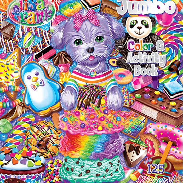 Download Coloring Activity Book Lisa Frank Maison Handal