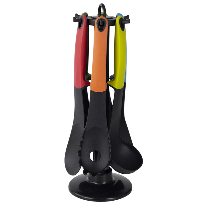 Silicone Utensils With Stand - Maison Handal