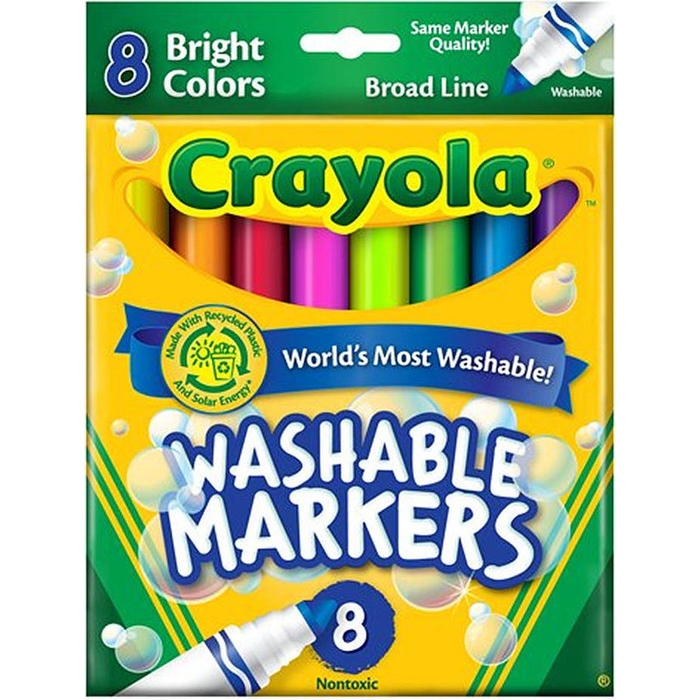 The Teachers' Lounge®  Washable Markers, Broad Line, Assorted