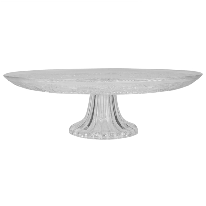 Glass Cake Plate Maison Handal 0818