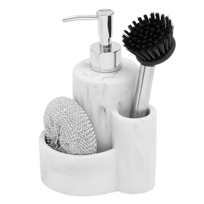 Maison Dish Brush + Soap + Holder
